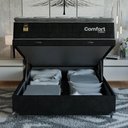 Ver imagem 6 de Cama Box Baú Casal Colchão Comfort Class Pillow Top 138x188 Preto/suede Preto