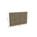 Ver imagem 2 de Cabeceira Estofada de Veludo 90cm Linha Modulado Adapt N547 Kappesberg - Bege