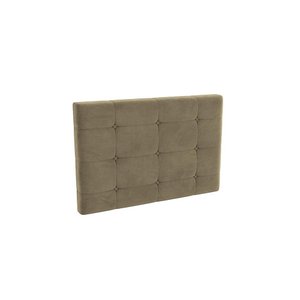 Cabeceira Estofada de Veludo 90cm Linha Modulado Adapt N547 Kappesberg - Bege