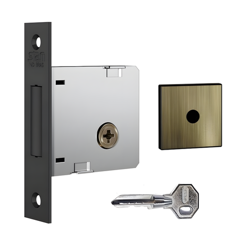 Fechadura Trava Segurança Stam Antique 1004 Tetra Chave 40mm