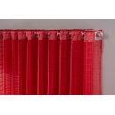 Ver imagem 2 de Cortina Voil Xadrez para Sala, Quarto e Cozinha 6,00 X 2,50 Vermelho