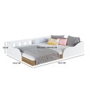 Ver imagem 3 de Cama Casal Montessoriana 144,5cm X 193,5cm Quarto Infantil Cor:branco