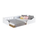 Ver imagem 2 de Cama Casal Montessoriana 144,5cm X 193,5cm Quarto Infantil Cor:branco