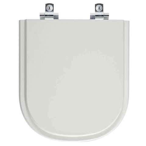Assento Sanitário Soft Close Flox Cinza Claro para Vaso Fiori