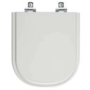 Ver imagem 1 de Assento Sanitário Soft Close Flox Cinza Claro para Vaso Fiori