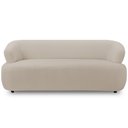 Ver imagem 2 de Kit Sofá 3 Lugares para Sala 198cm com 01 Poltrona Orgânica Florea M05 Bouclê Creme - Lyam Decor