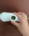 Ver imagem 4 de Vaso Decorativo Enfeite Casa Cerâmica 24x24x3cm Branco