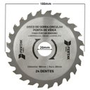 Ver imagem 2 de Disco de Serra Circular 24 Dentes 20x180mm | Fertak