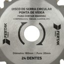 Ver imagem 5 de Disco de Serra Circular 24 Dentes 20x180mm | Fertak