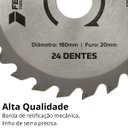 Ver imagem 3 de Disco de Serra Circular 24 Dentes 20x180mm | Fertak