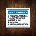 Ver imagem 1 de Placa Protoicolo De Prevenção Higiene 27X35