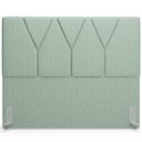 Ver imagem 3 de Cabeceira Cama Box Queen 160 Cm Aurora W01 Linho Verde Menta - Lyam Decor