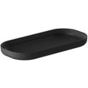 Ver imagem 1 de Bandeja para Bancada de Banheiro Dual ou Preta 16x8cm Suporte Organizador de Utensílios Lavabo