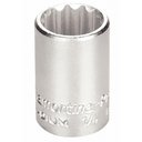 Ver imagem 1 de Soquete Estriado em Aço Cromo Vanádio 10 Mm - Encaixe 1/4" Tramontina