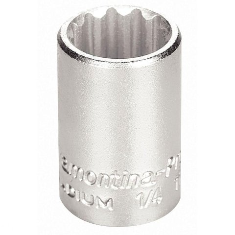 Soquete Estriado em Aço Cromo Vanádio 10 Mm - Encaixe 1/4" Tramontina