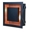 Luminária para Embutir no Teto Plafon 35x35 Preto com Cobre - 3