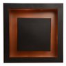 Luminária para Embutir no Teto Plafon 35x35 Preto com Cobre - 4