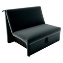 Ver imagem 4 de Sofá Cama 2 Lugares Belize Veludo Inca Preto