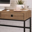 Ver imagem 2 de Mesa Escrivaninha Industrial 90cm 1 Gaveta Ivis Mel Z54 - Mpozenato