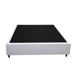 Base Box Casal Santo Box Sintético Branco 40x138x188 - 2