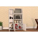 Ver imagem 4 de Balcão de Cozinha Modulado Âmbar com 3 Portas e 2 Nicho para Forno 70cm Branco Telasul
