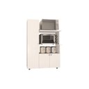 Ver imagem 2 de Balcão de Cozinha Modulado Âmbar com 3 Portas e 2 Nicho para Forno 70cm Branco Telasul