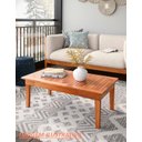 Ver imagem 6 de Mesa Apoio Lateral Canto de Sofá Raiz Madeira Rústica 100x50