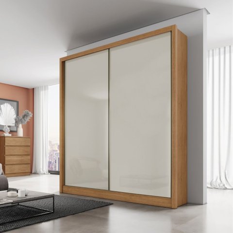 Guarda Roupa Casal 2PTS 3GAV Thor Plus 1600 Novo Horizonte Cumaru Fendi