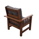 Ver imagem 6 de Poltrona Colonial Cancún de Madeira C/ Almofadas de Jacquard e Poliéster Cinza Escuro