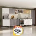Ver imagem 1 de Armário de Cozinha Modulada Completa Compacta 399cm com Balcão de Pia Multimóveis MP2279