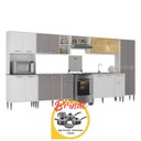 Ver imagem 2 de Armário de Cozinha Modulada Completa Compacta 399cm com Balcão de Pia Multimóveis MP2279