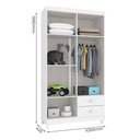 Ver imagem 4 de Guarda-Roupa Ternura Baby 4 Portas Incorplac Cor Flex