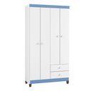 Ver imagem 3 de Guarda-Roupa Ternura Baby 4 Portas Incorplac Cor Flex