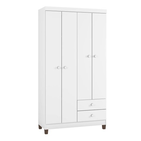 Guarda-Roupa Ternura Baby 4 Portas Incorplac Cor Flex