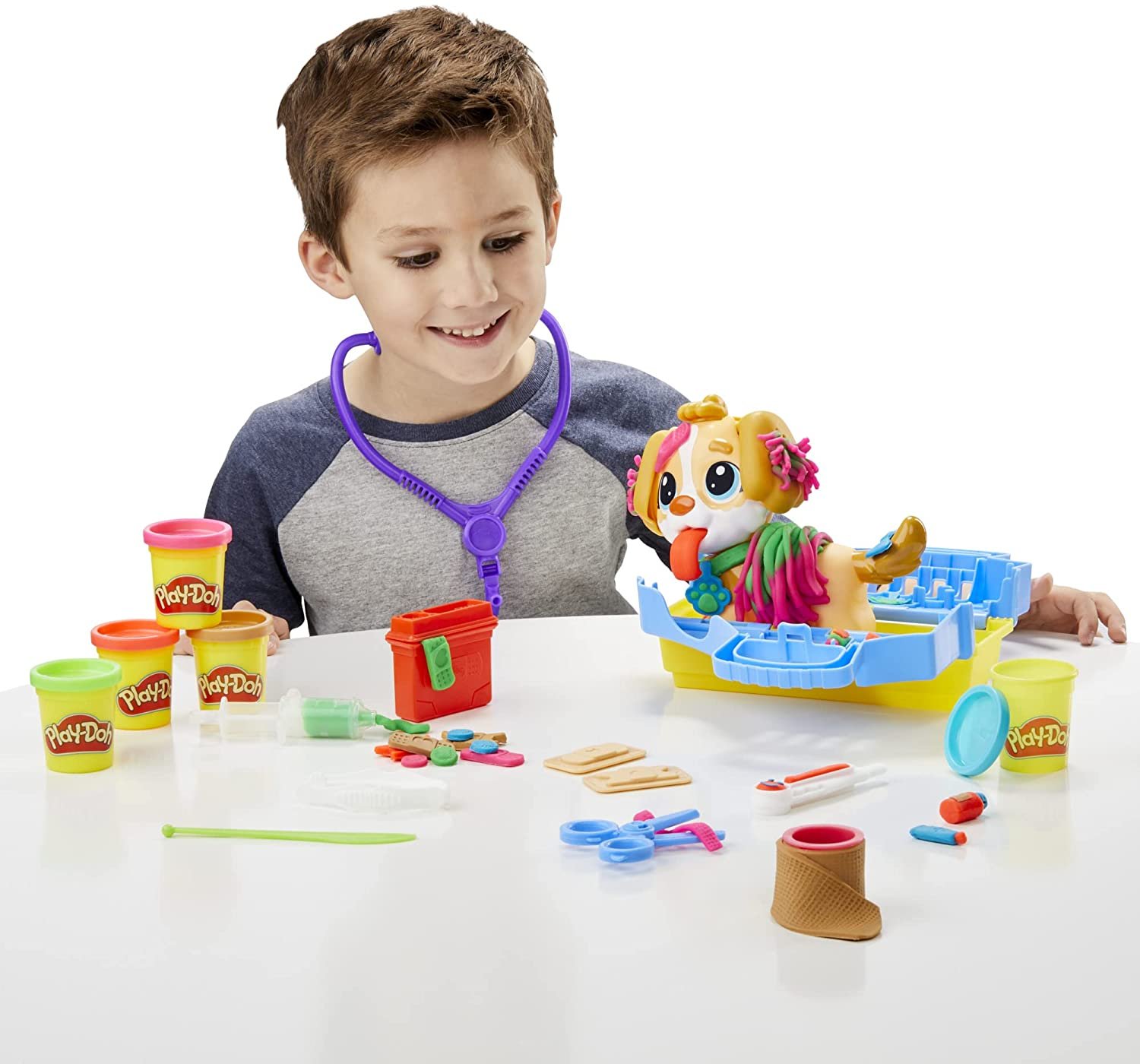 PLAY DOH VETERINAIRO PET SHOP F3639 - 3