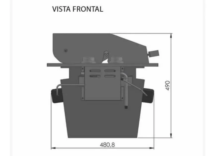 Churrasqueira Grill Diamond Premium C/ Tampa Titan + Veneziana Gás Glp - 7