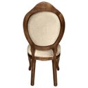 Ver imagem 3 de 5 Cadeira Medalhao Madeira Maciça Design Ingles Luxo Poltrona Entalhada Renascentista Natural Ingles