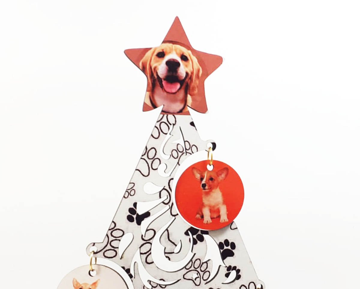 Arvore de Natal MDF Decoração Pets para Petshops e Lojas Reidopendrive NAT1 - 4