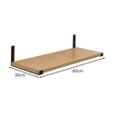 Ver imagem 6 de 3 Prateleira Industrial Suspensa 30x60 Suporte Mão Francesa