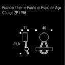 Ver imagem 2 de Puxador Ponto Oriente Vecchio Cobre Zen Design ZP1799.679