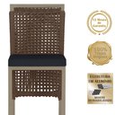 Ver imagem 3 de Mesa Bistro e 2 Banquetas Roma Fendi Corda Náutica 12 Trama Original