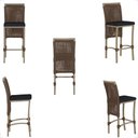 Ver imagem 5 de Mesa Bistro e 2 Banquetas Roma Fendi Corda Náutica 12 Trama Original