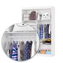 Ver imagem 3 de Guarda-Roupa Infantil 4 Portas 2 Gavetas com Cabideiro 118,5cm Multimóveis CR35558 Branco