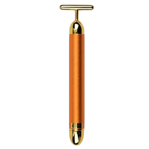 Massageador Facial Elétrico Gold 24k Harmonização Anti-rugas