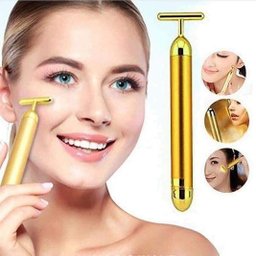 Massageador Facial Elétrico Gold 24k Harmonização Anti-rugas - 7