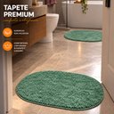 Ver imagem 4 de Kit Tapete para Banheiro Veneza Toque de Seda 0.50x0.70 Cor:Verde Jade