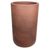 Vaso Match 45 com Prato (88l) Cor Aço Corten Japi - 1