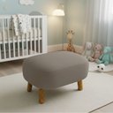Ver imagem 2 de Puff Sala Decorativo Jhessy Madeira Suede D03 - D'rossi