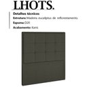 Ver imagem 3 de Cabeceira Solteiro 90 cm Lhots Linho SL 74 Peer