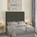 Ver imagem 7 de Cabeceira Solteiro 90 cm Lhots Linho SL 74 Peer